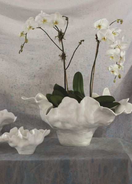 Large Meteor Bowl-Ivory