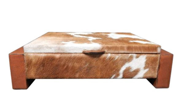 Cowhide and Leather Box