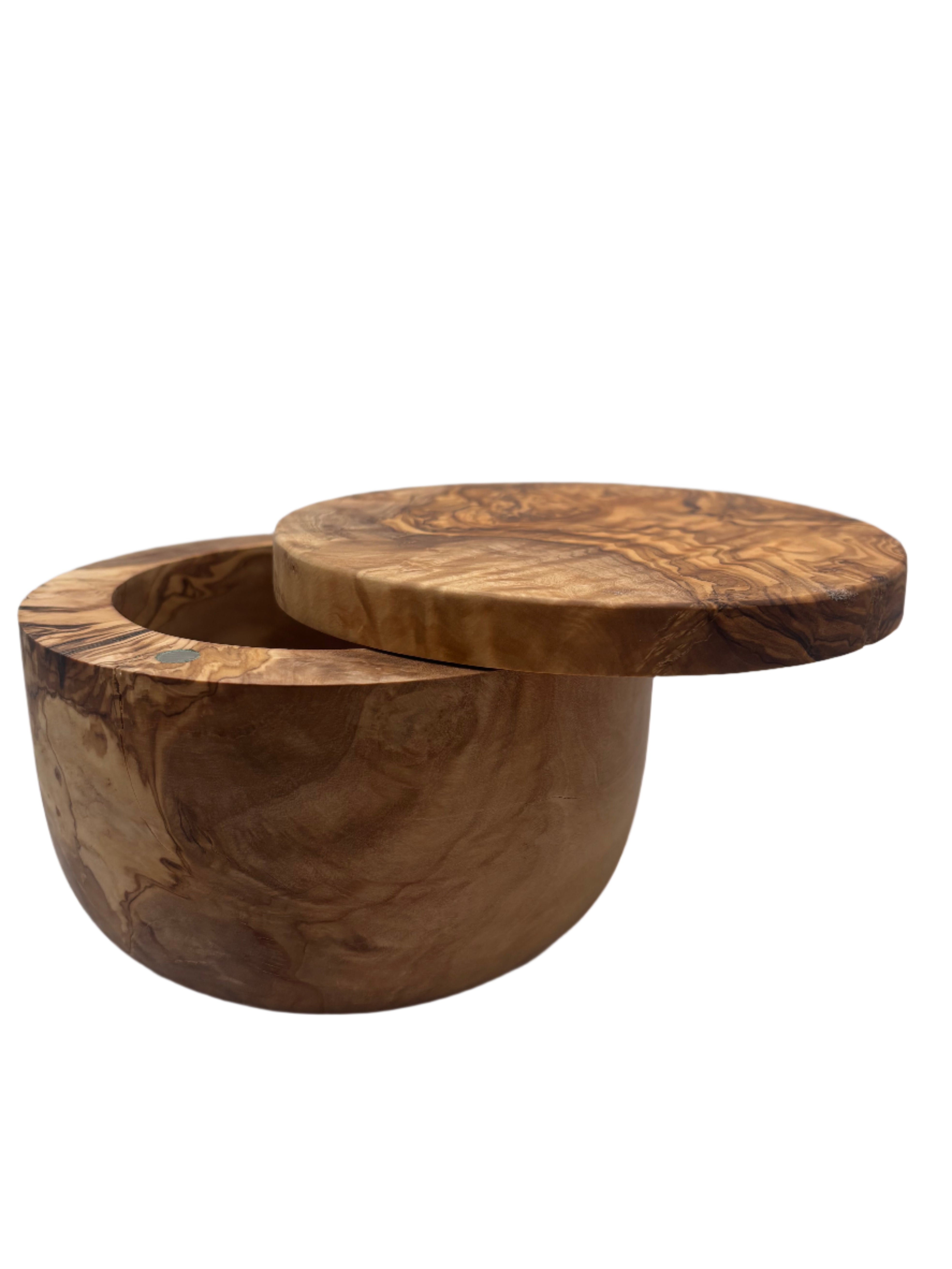 Olive Wood Condiment Pig