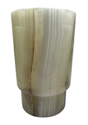 Solid Green Onyx Vase/Wine Chiller
