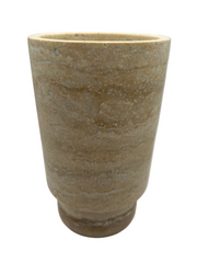 Travertine Vase/Wine Chiller