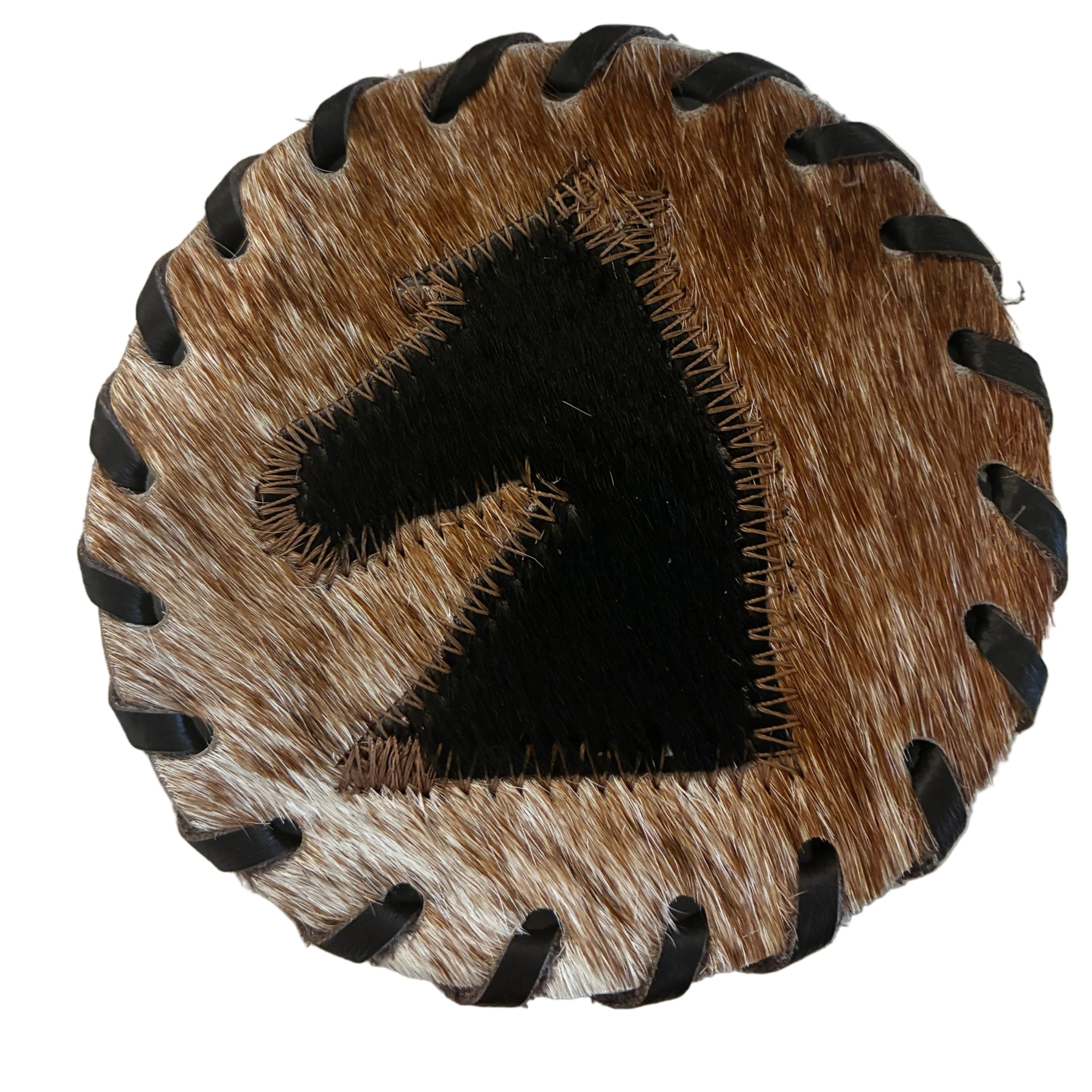 Cowhide Horsehead Coaster