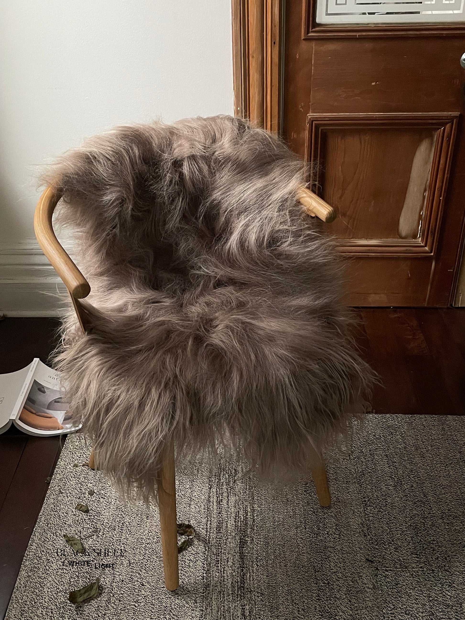 Icelandic Sheepskin- Taupe Approximately 2' x 3'