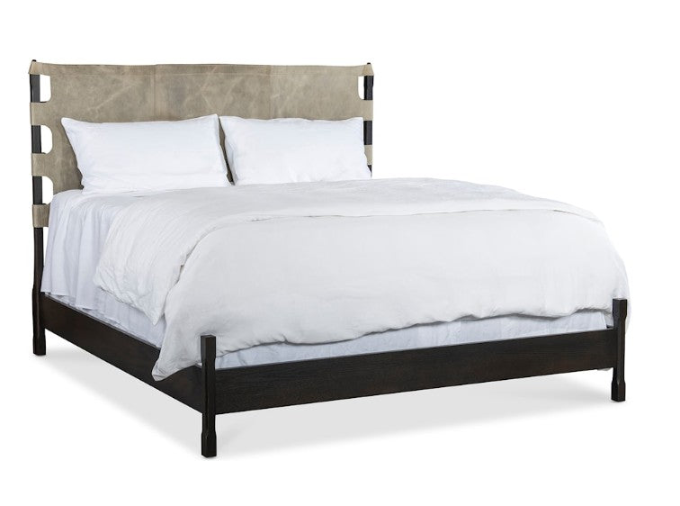 Phoenix Leather King Headboard with Rails
