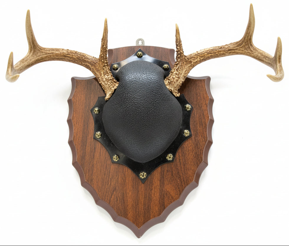Vintage Deer Antler Arrowhead Wall Mount