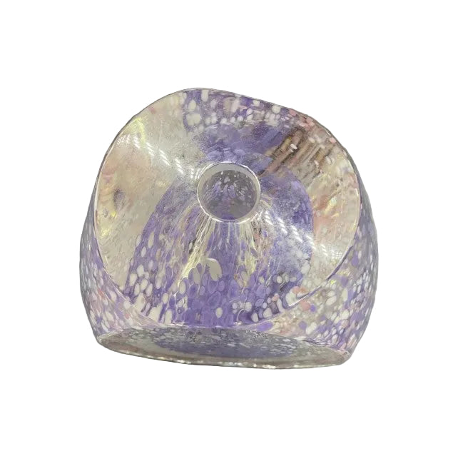Vintage Hand-Blown Glass Vase