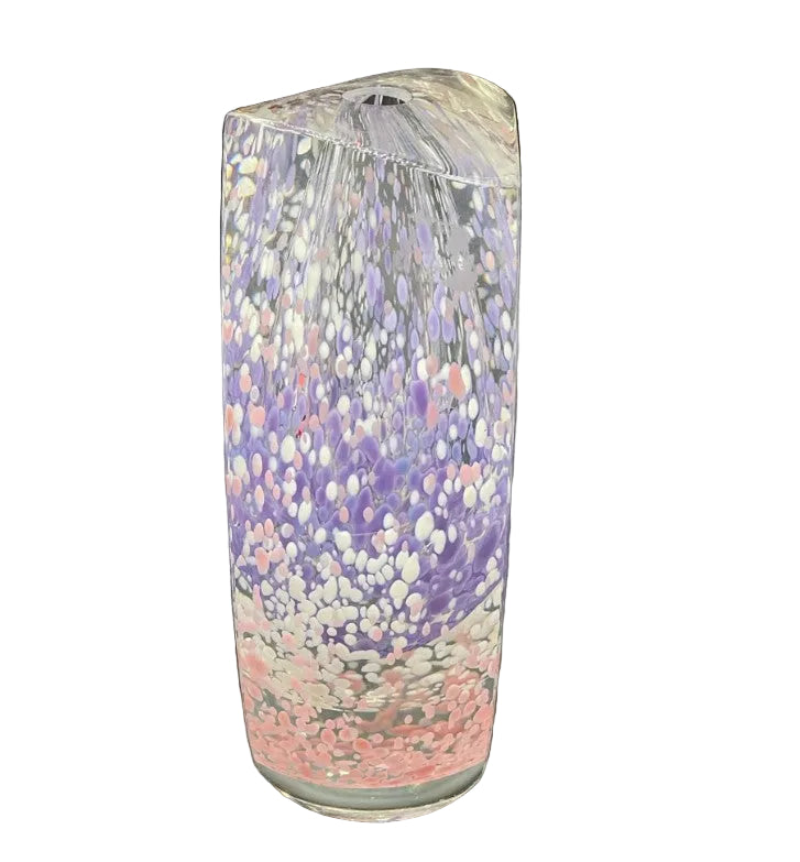 Vintage Hand-Blown Glass Vase