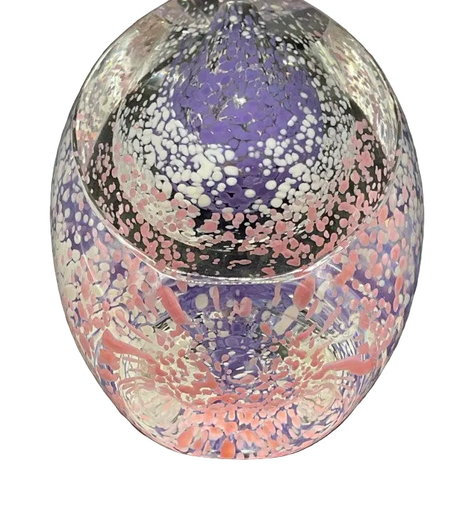 Vintage Hand-Blown Glass Vase
