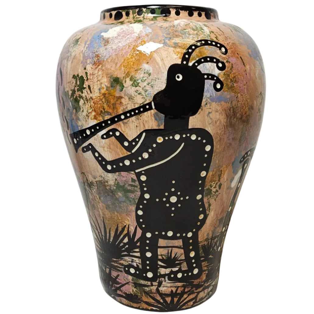 Vintage Native American Apache Mana Pottery Vase