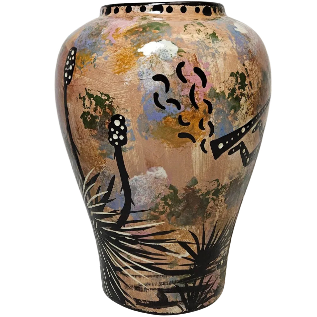Vintage Native American Apache Mana Pottery Vase