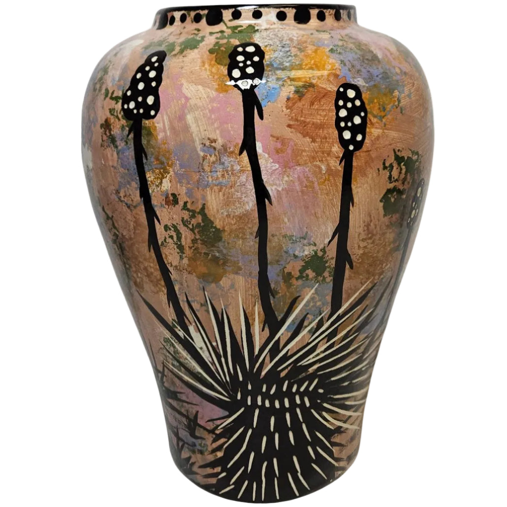 Vintage Native American Apache Mana Pottery Vase