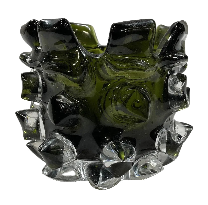 Vintage Glass Thorn Vase