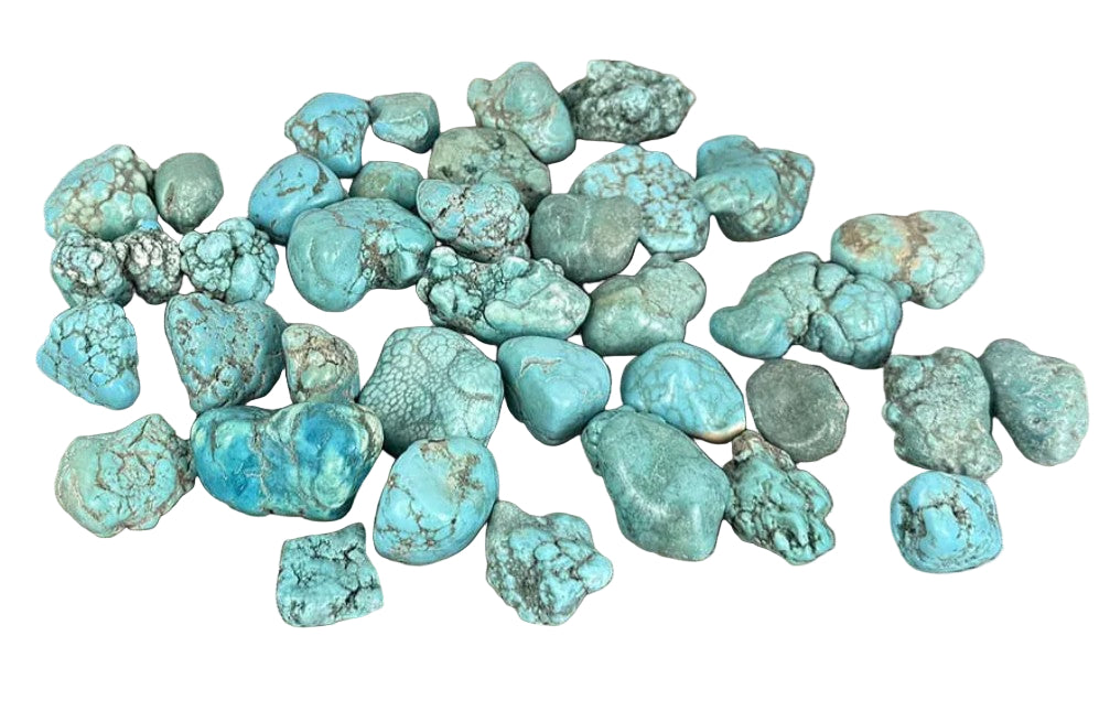 Vintage Blue Turquoise Howlite Nugget