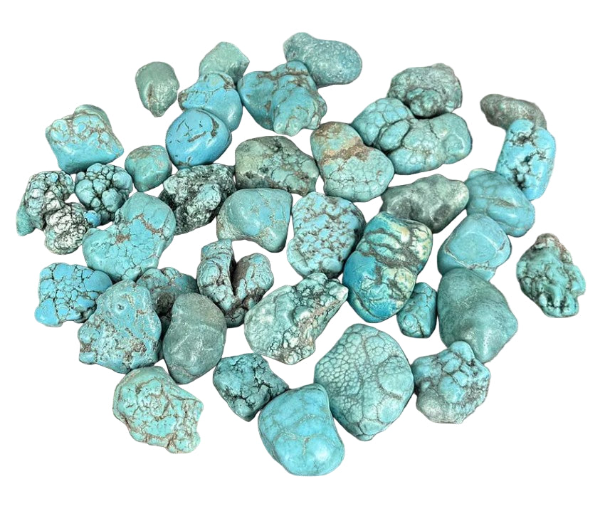 Vintage Blue Turquoise Howlite Nugget