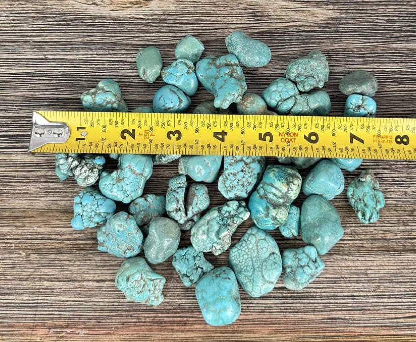 Vintage Blue Turquoise Howlite Nugget