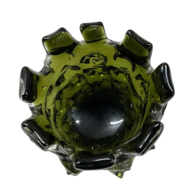 Vintage Glass Thorn Vase