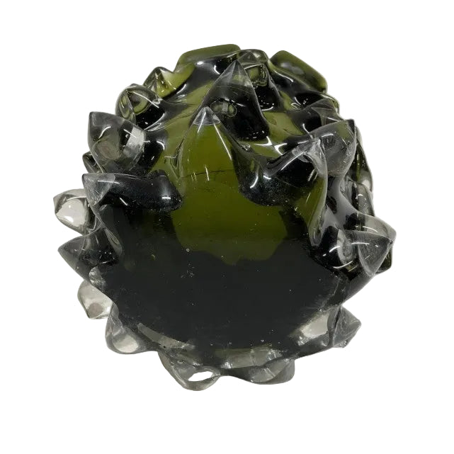 Vintage Glass Thorn Vase