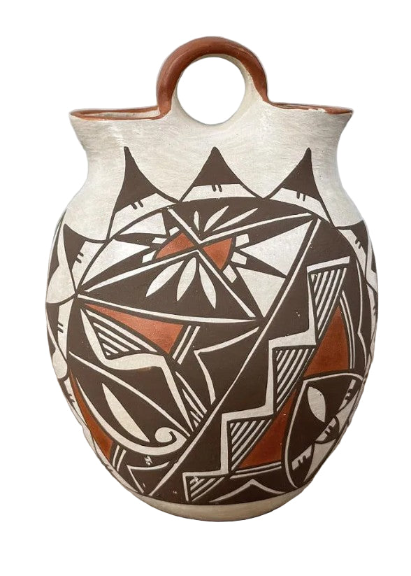 Vintage Miriam Davis Laguna Pueblo Wedding Vase Pot