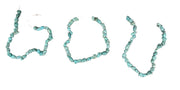 Turquoise Blue Howlite Nugget Strand