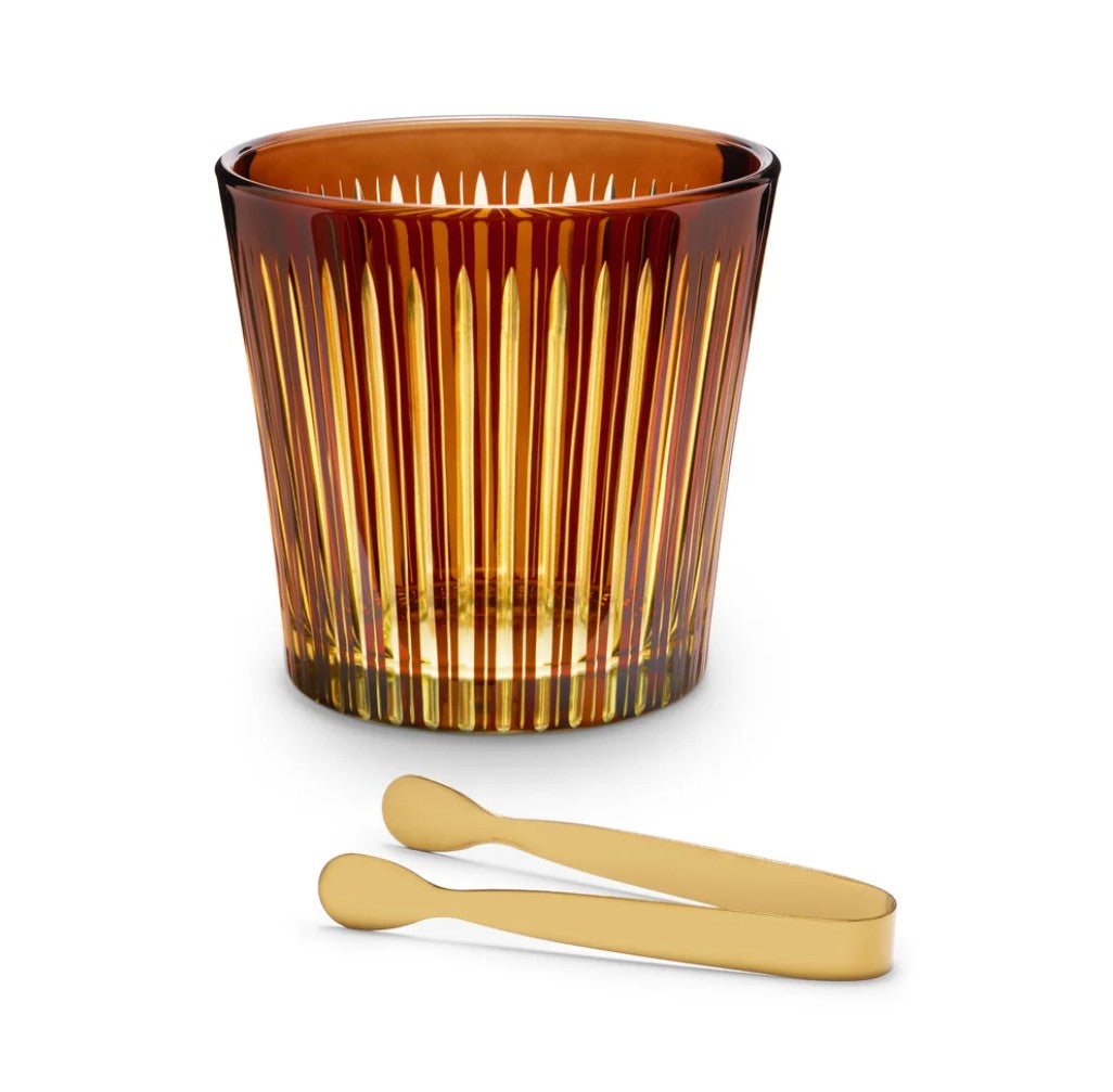 L'Objet Prism Ice Bucket and Tongs