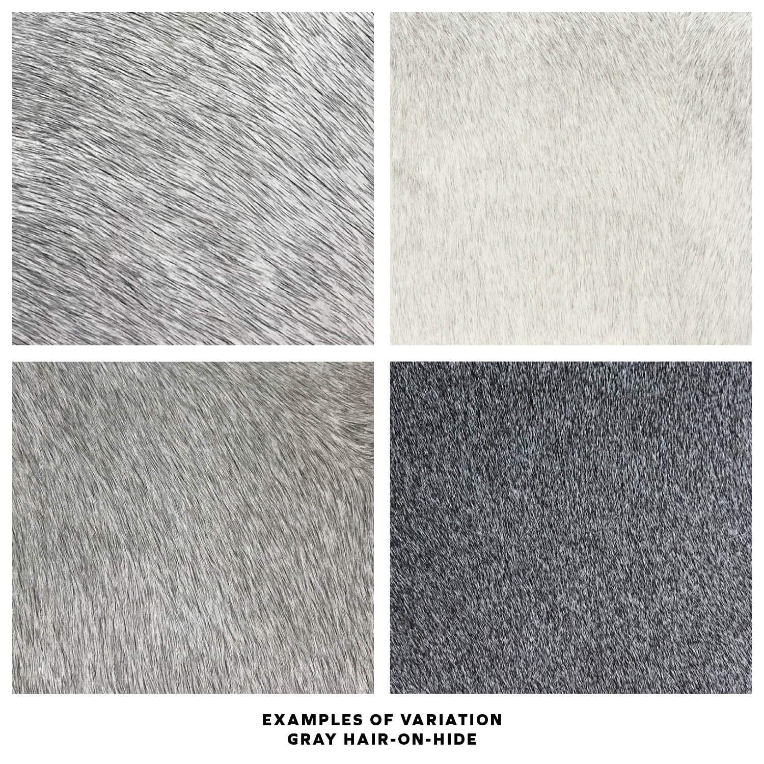 Alumet Cowhide Floor Lamp in Gray