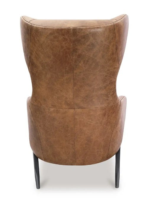 Amos Leather Accent Chair