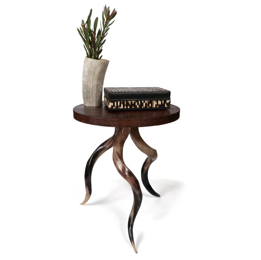 Cow Horn Vase