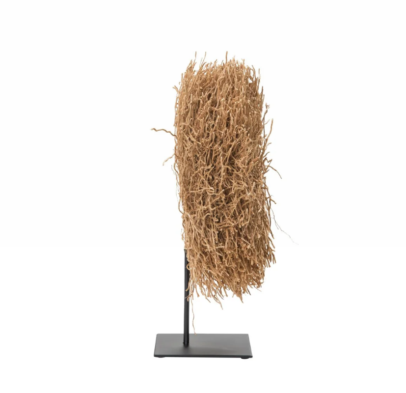 Small Vetiver Sculpture on Stand