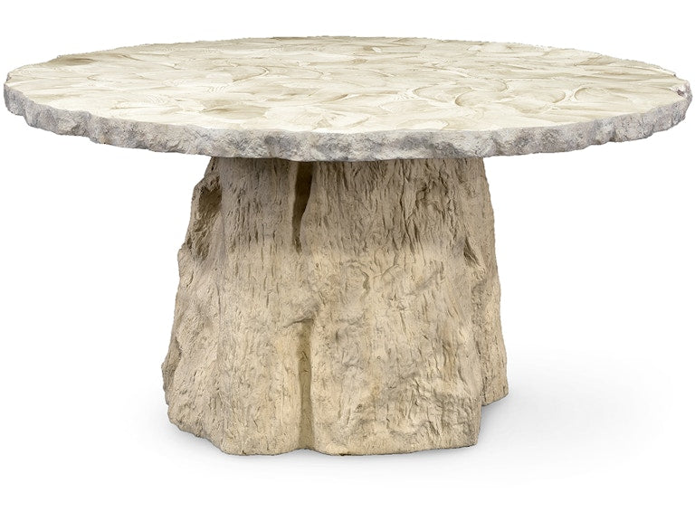 CAMILLA FOSSILIZED CLAM DINING TABLE