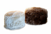 Manhattan Natural Sheepskin Pouf