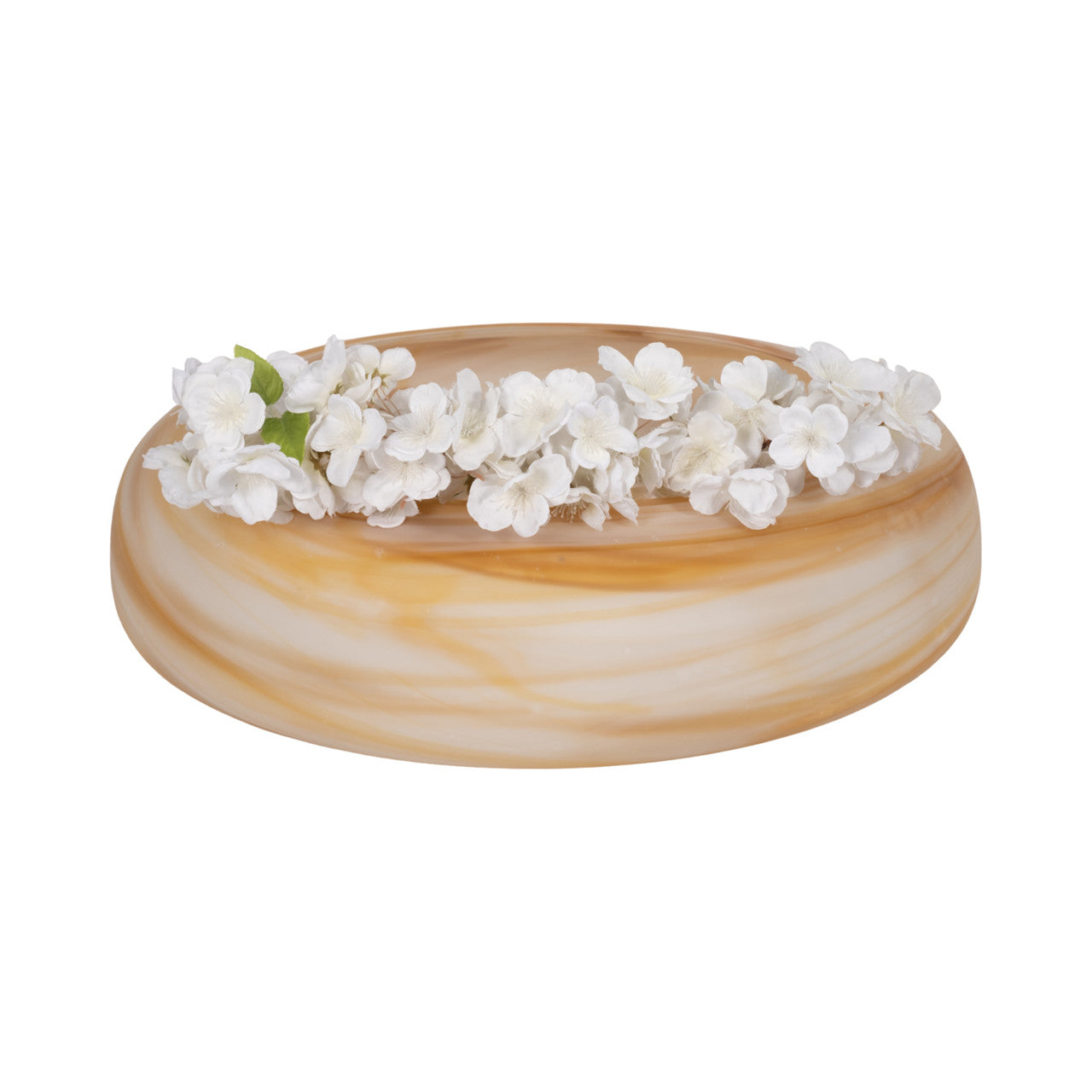 Large Garbo Brown Glass Bowl