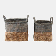 Tapered Square Woven Baskets
