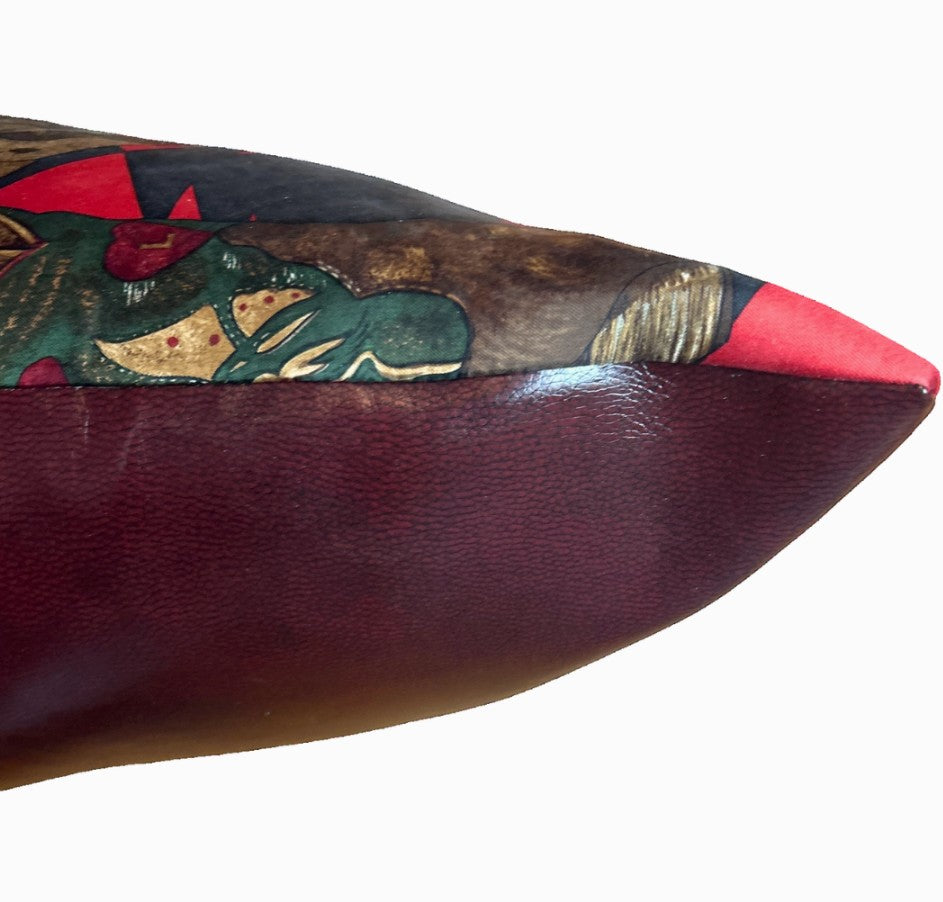 Vintage Ralph Lauren Cowboy Boots Lumbar Pillow