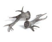 St. Anton Pewter Antler Salt and Pepper Shakers