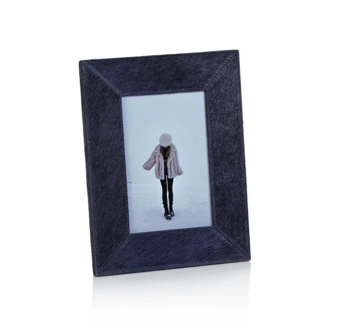 Corviglia Hair On Hide Leather Photo Frame
