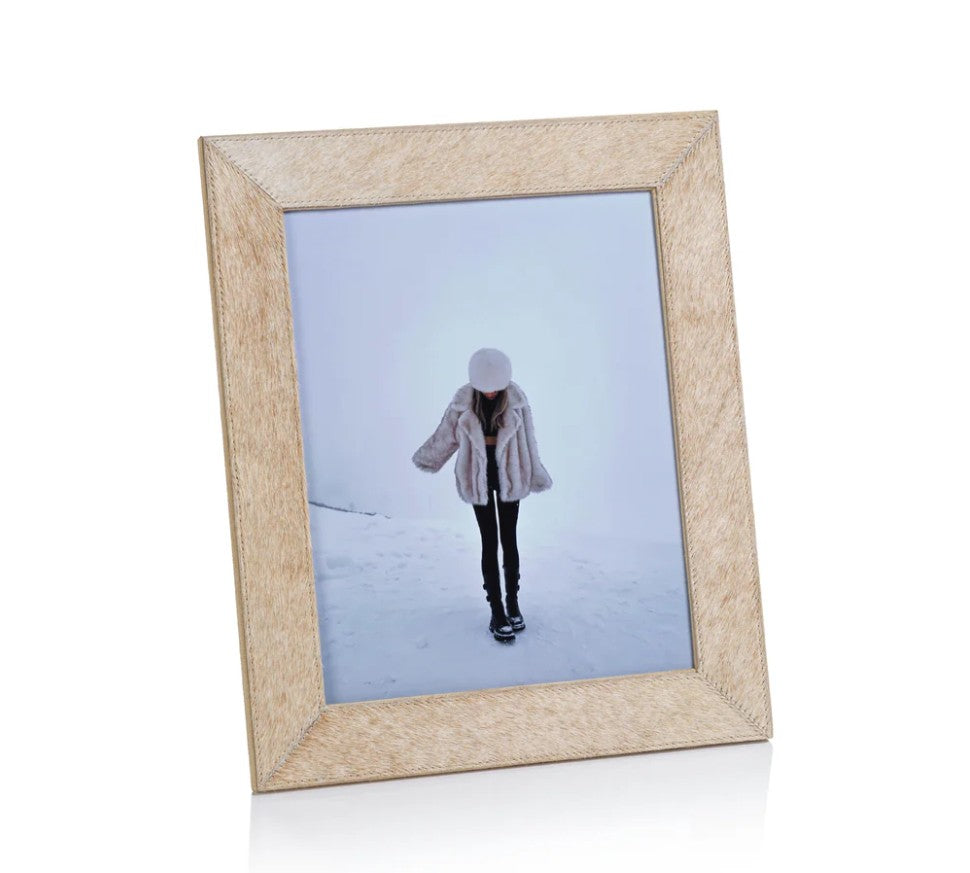 Corviglia Hair On Hide Leather Photo Frame
