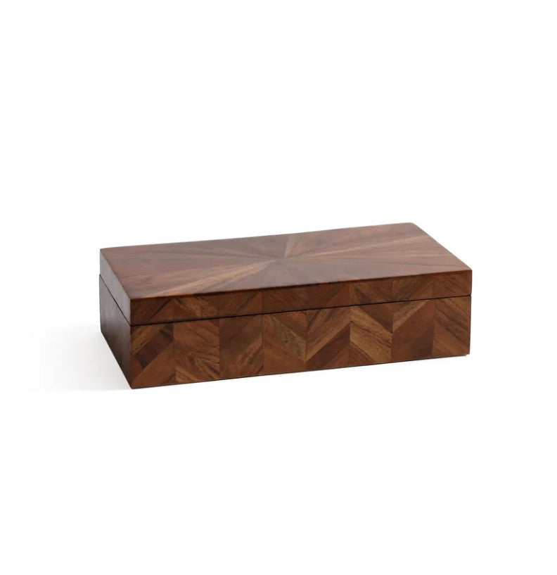 Chevron Wood Box