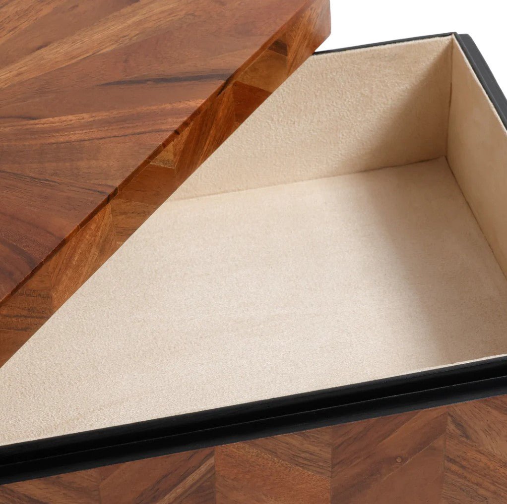 Chevron Wood Box