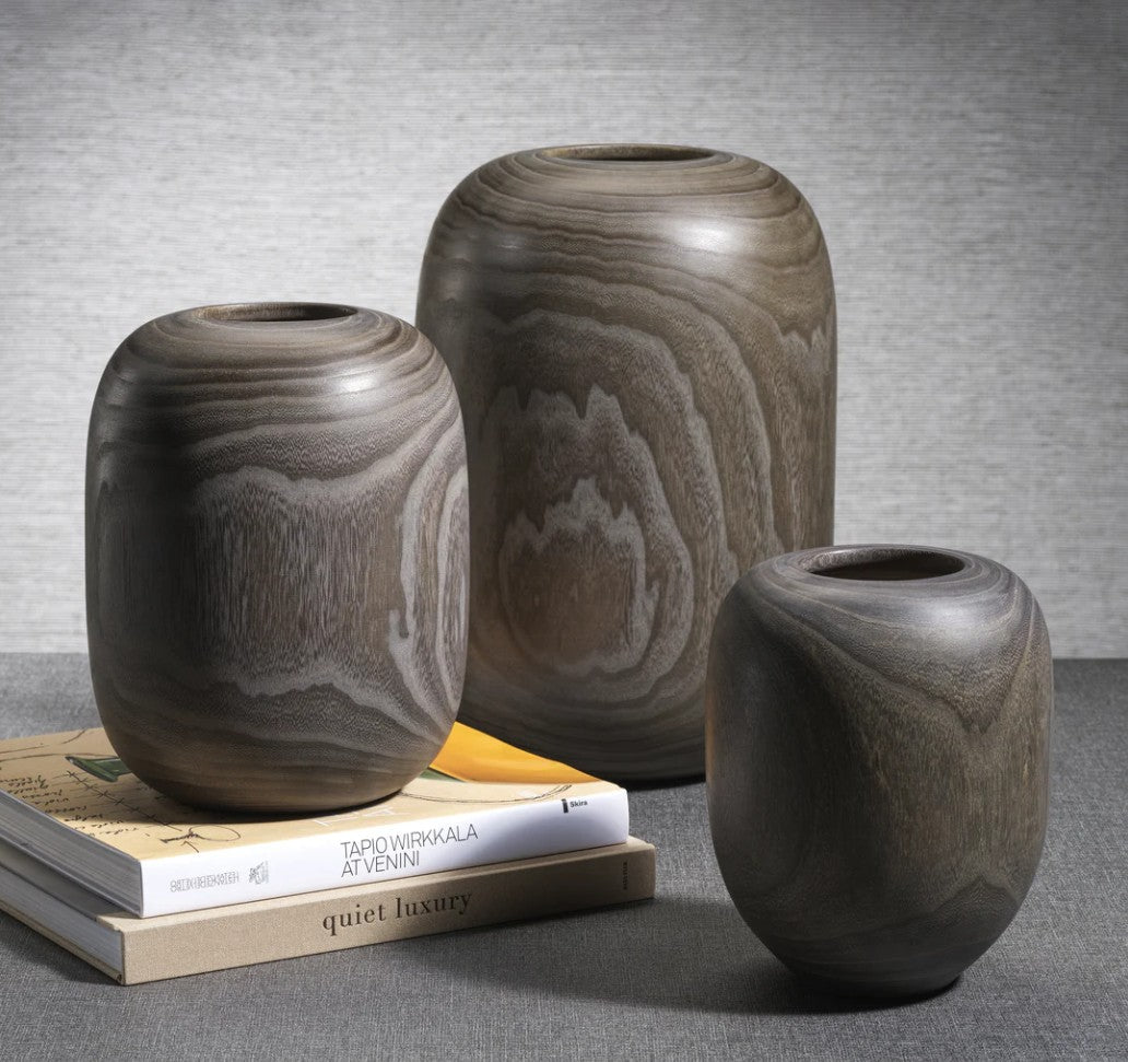 Sylva Decorative Wood Vase