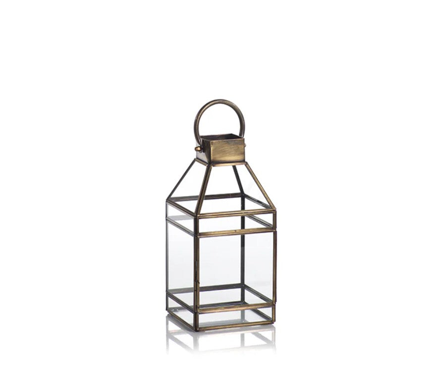 Medici Antique Brass Lantern