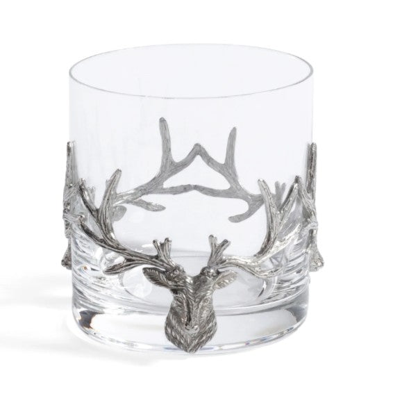 St. Anton Pewter and Short Glass Rocks Glass