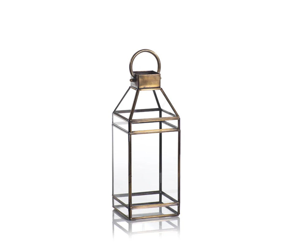 Medici Antique Brass Lantern