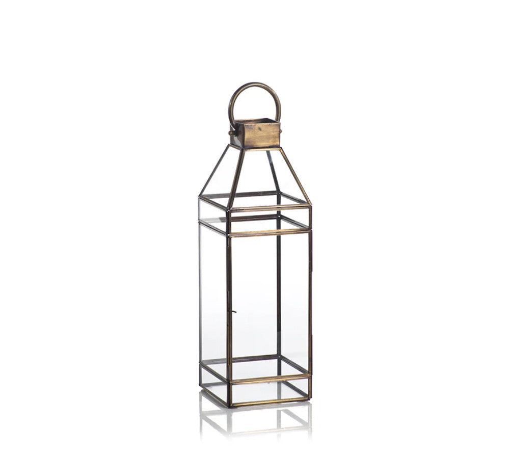Medici Antique Brass Lantern