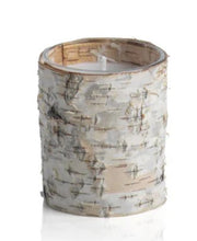 Natural Birch Covered Candle Jar