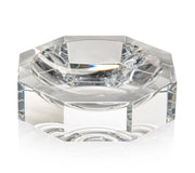 Glass Crystal Octagon Bowl - Clear