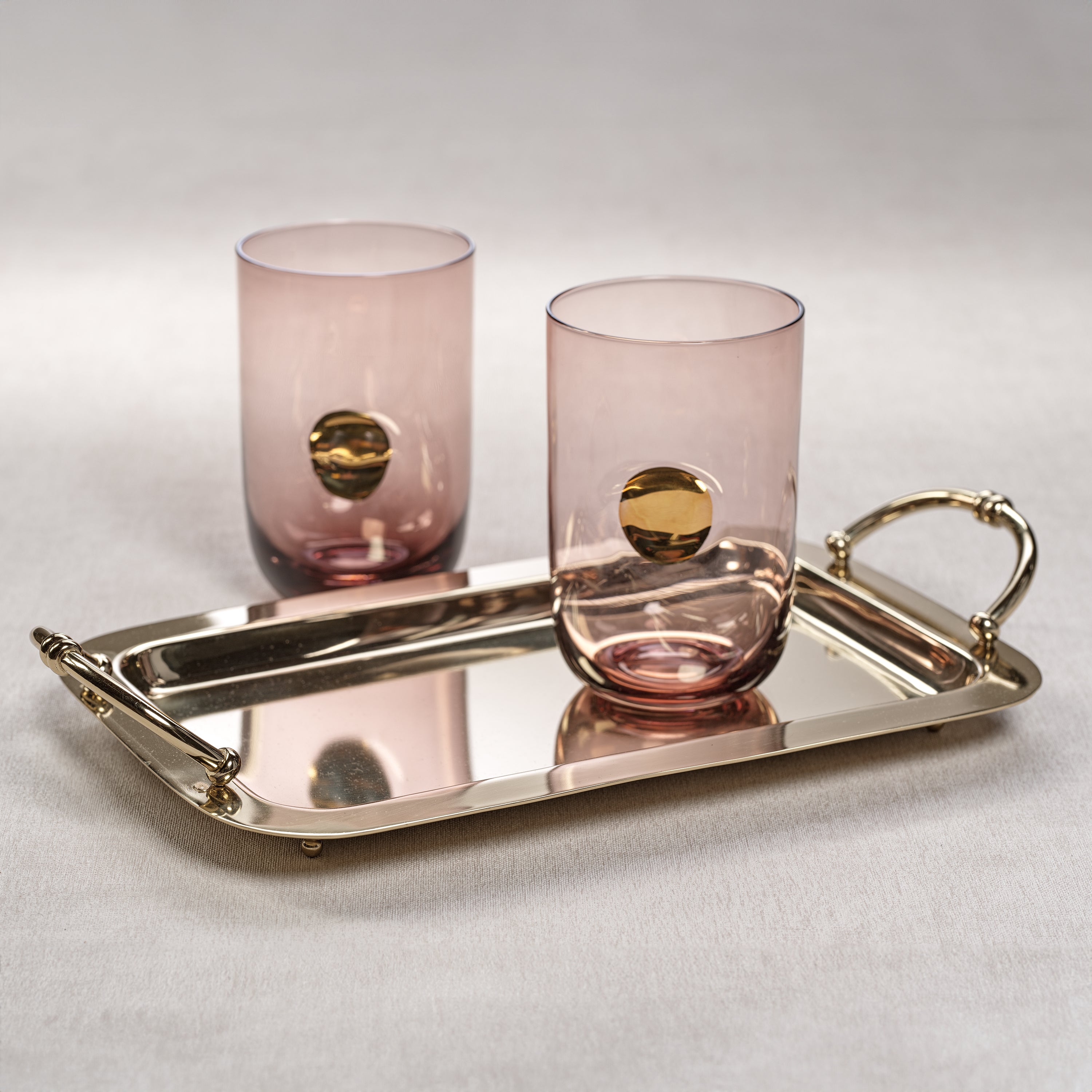 Aperitivo Tumbler with Gold Accent