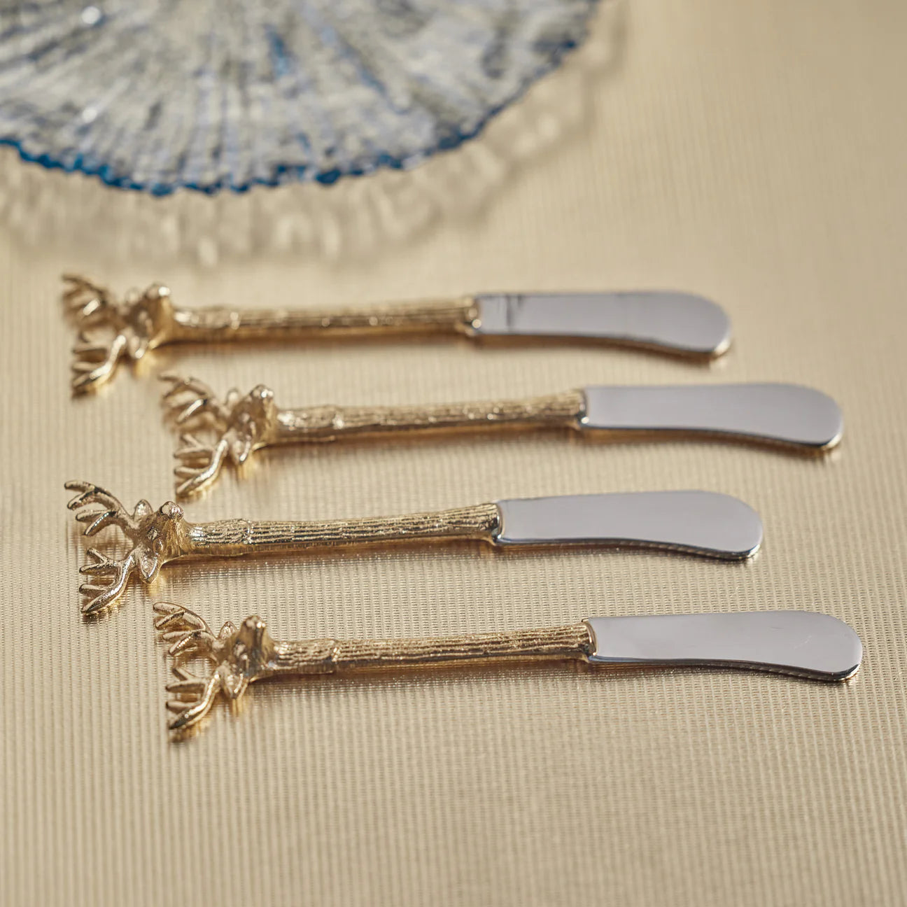 Stag's Head Butter Knives