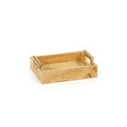 Leiden Burl Wood Rectangular All Purpose / Napkin Tray