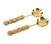 South Bay Metal and Wood Server Set