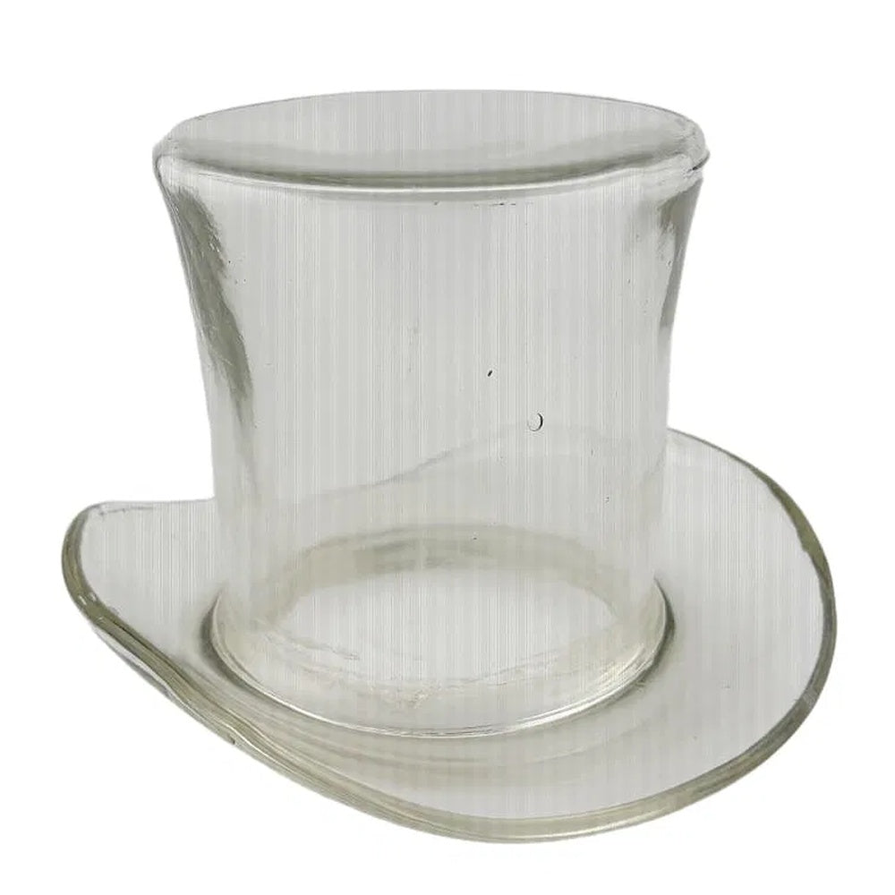Vintage Blenko Hand-Blown Glass Top Hat Vase